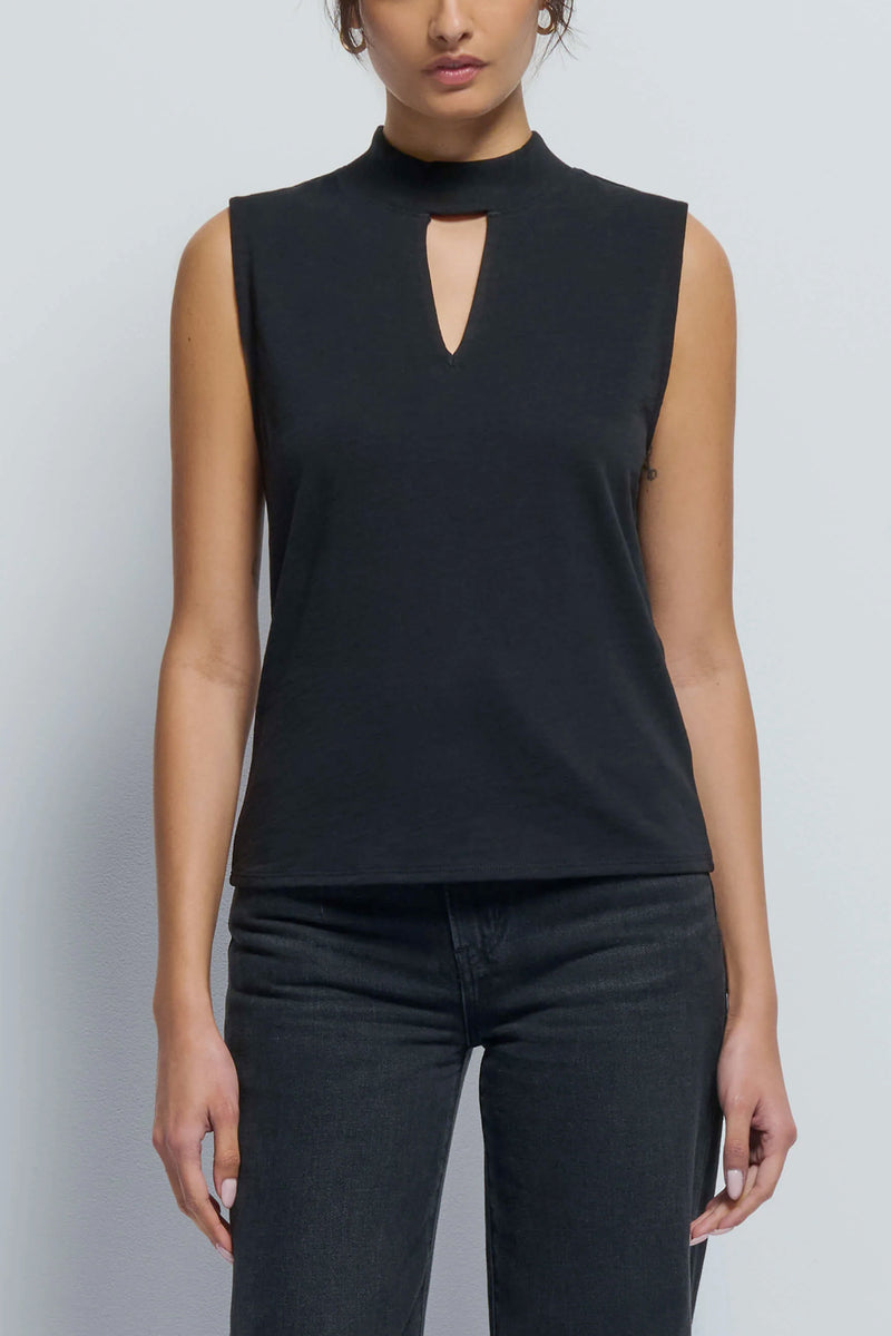 Alba Mock Neck Top