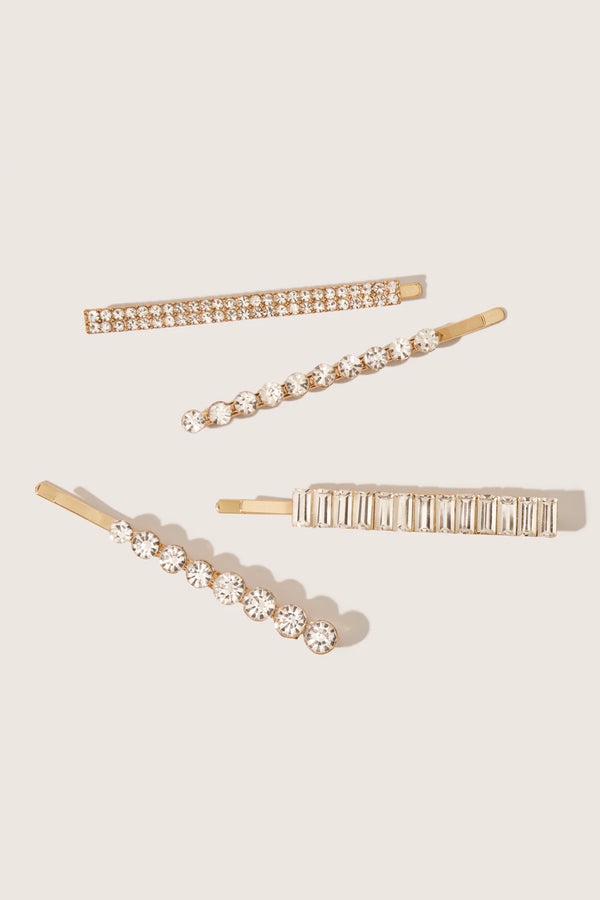 All Dressed Up Rhinestone Bobby Pins