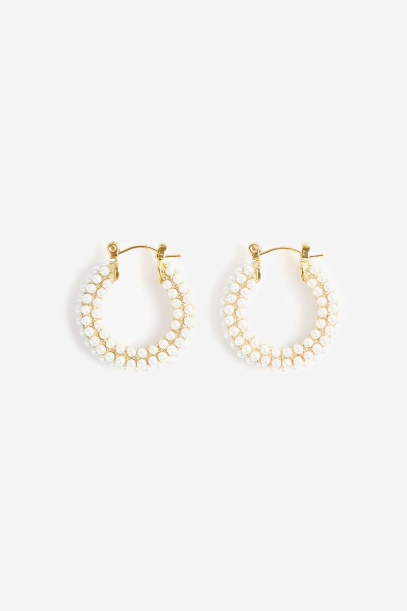 Audrey Pearl Hoops