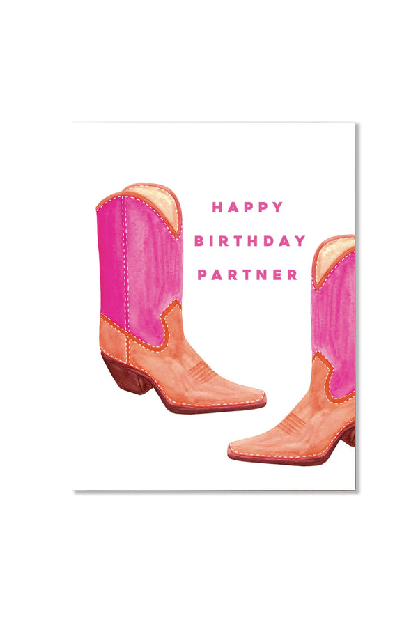 Happy Birthday Partner Greeting Card