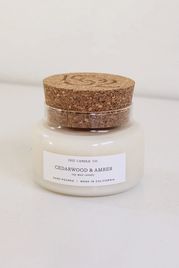 Cedarwood & Amber Apothecary Jar Candle