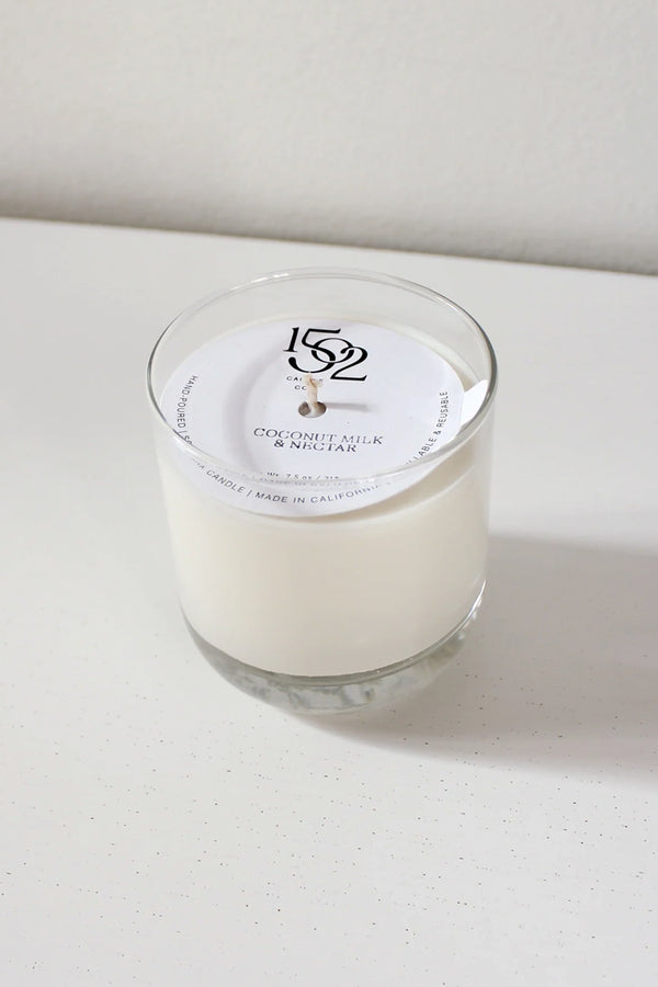 Coconut Milk & Nectar Tumbler Soy Wax Candle