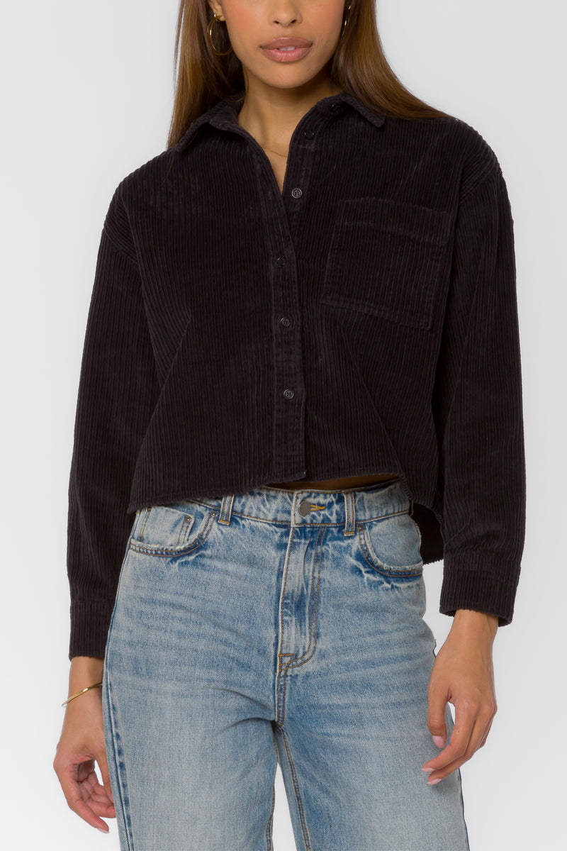 Cordelia Cropped Button Up