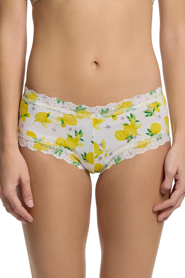 Supima Cotton Printed Boyshort - Make Lemonade