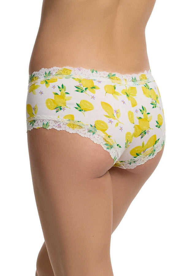 Supima Cotton Printed Boyshort - Make Lemonade