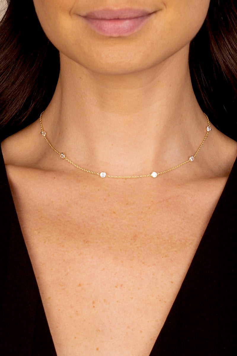 Diamond By the Yard Choker