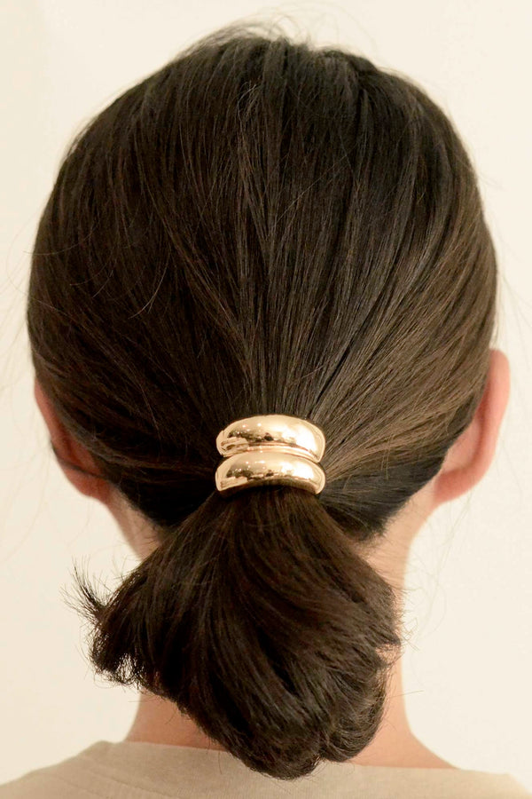 Mini Double Arch Metal Ponytail Hair Tie