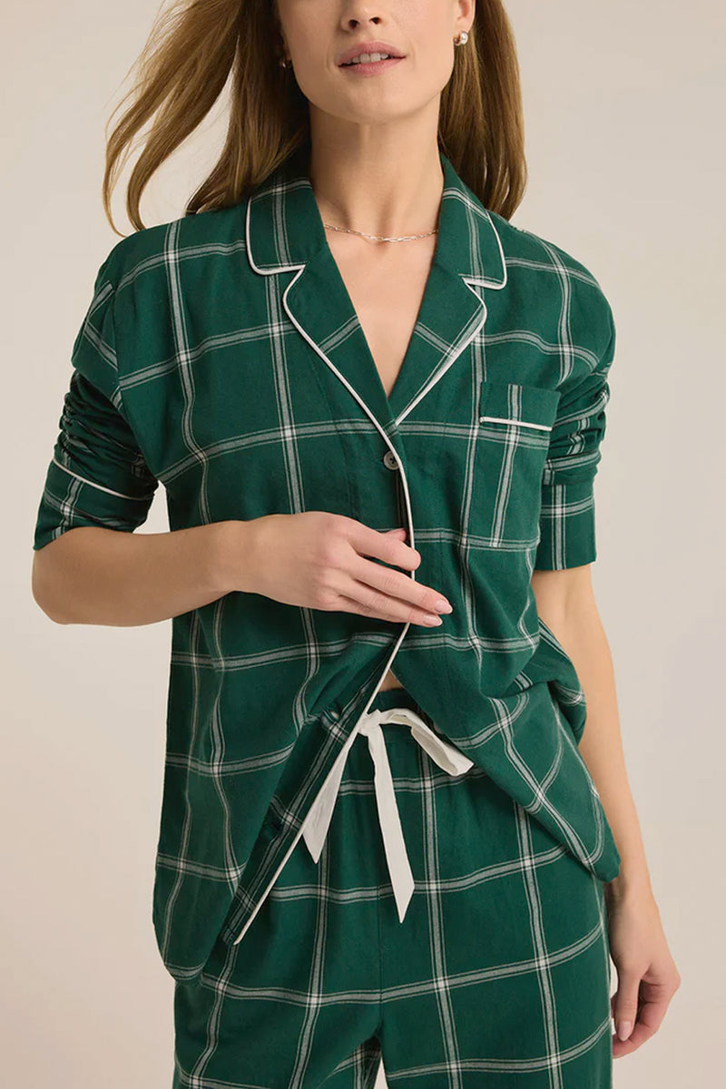 Dreamer Plaid Flannel Set