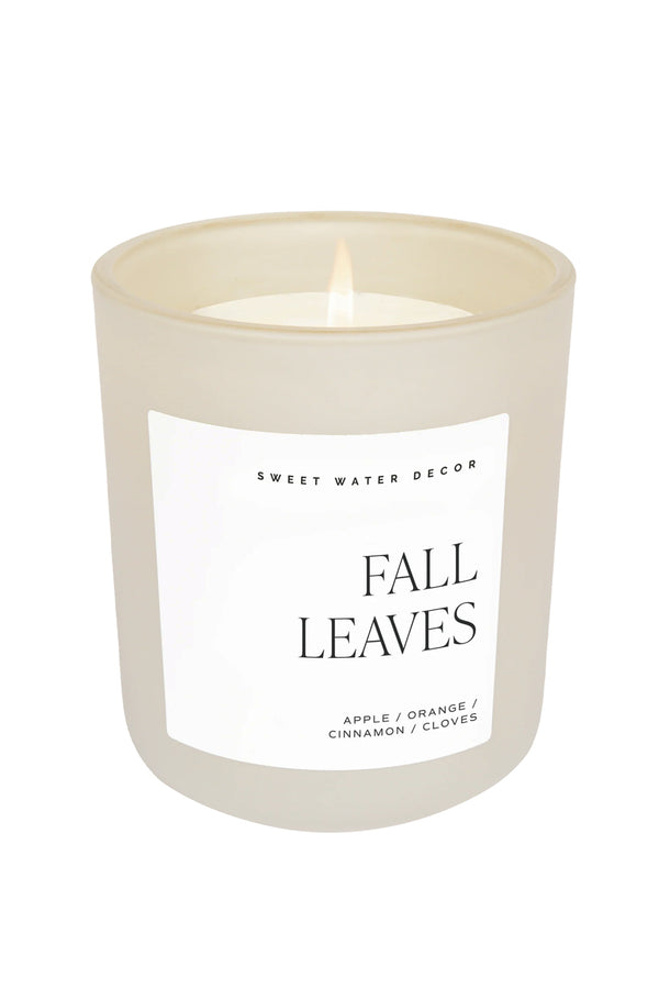 Fall Leaves Soy Candle