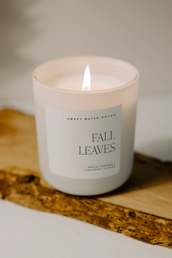 Fall Leaves Soy Candle