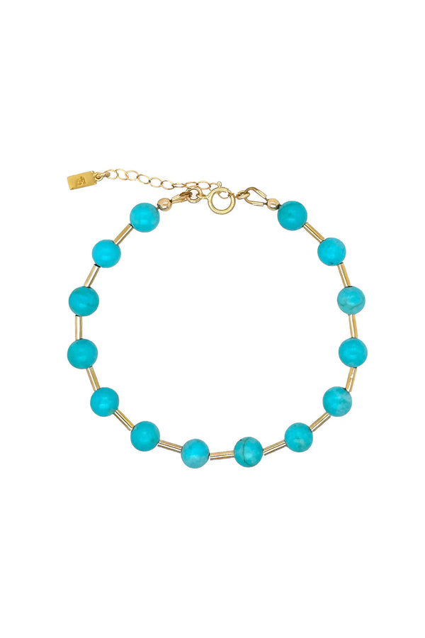 Gal Beaded Bracelet - Turquoise