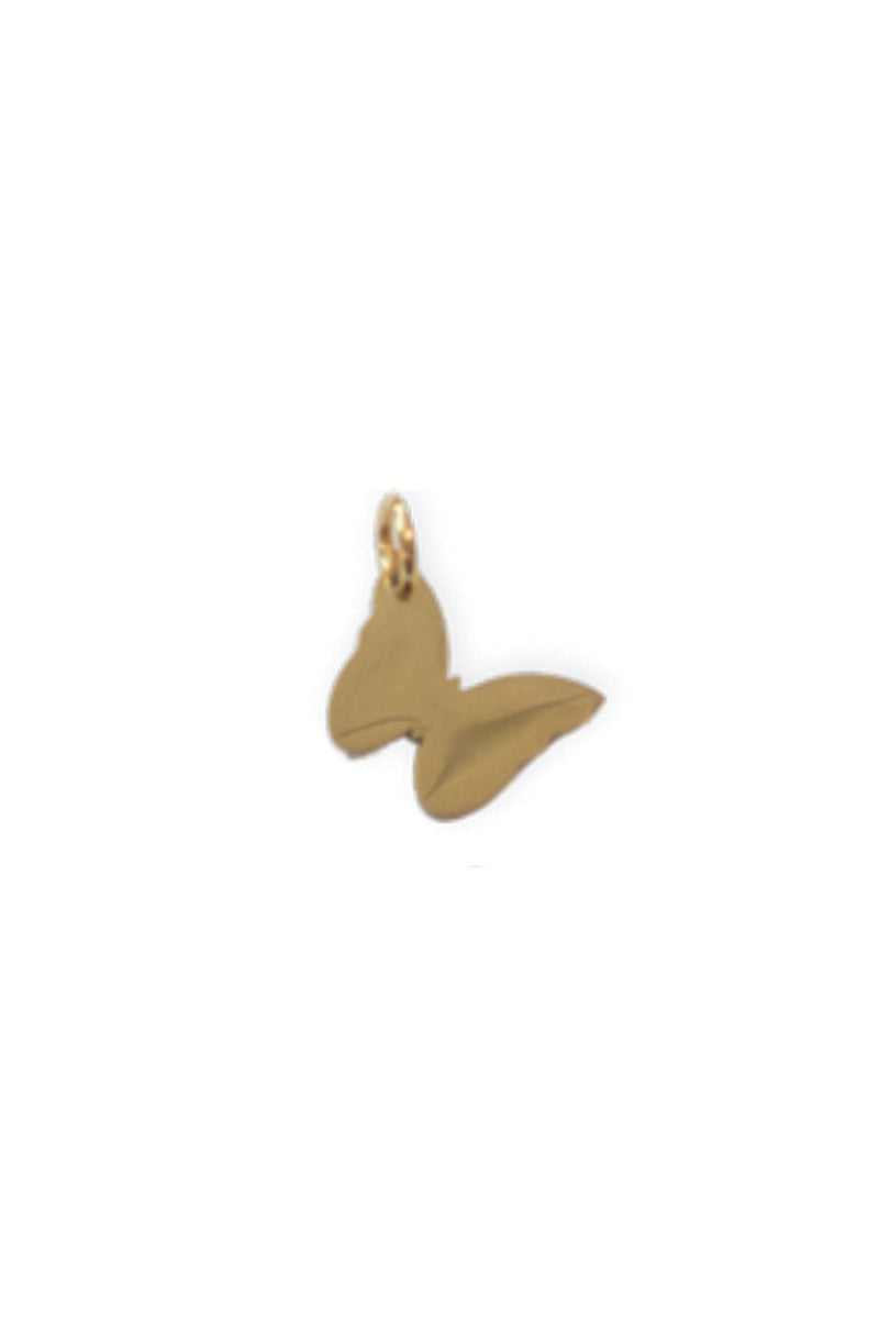 Gold Cutout Butterfly Charm