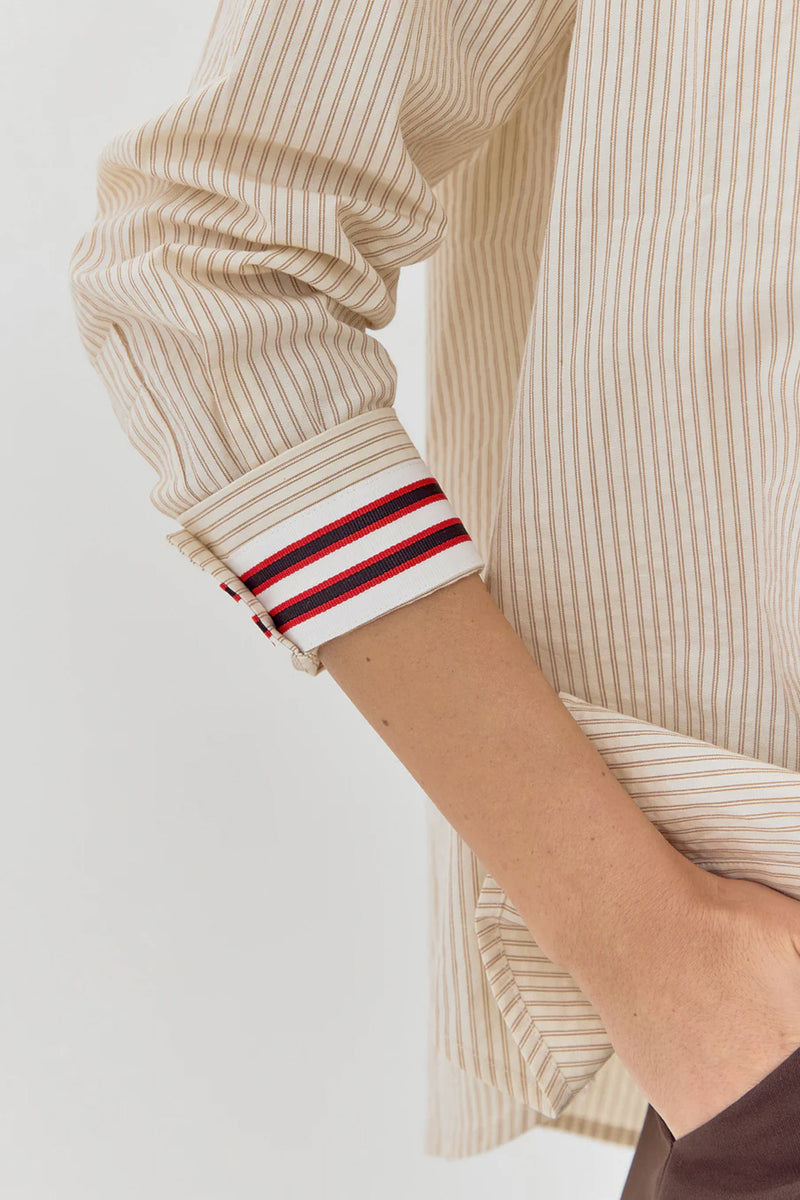 Greta Striped Button Down Shirt