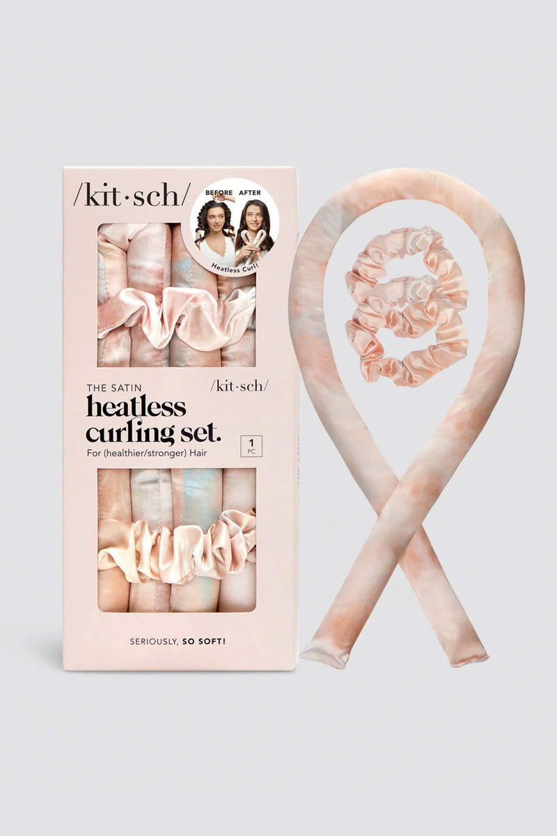 Satin Heatless Curling Set