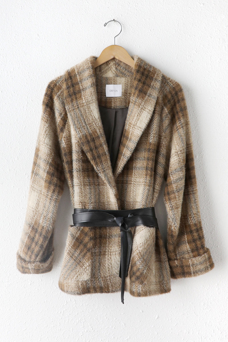 Hudson Shawl Collar Cozy Knit Jacket