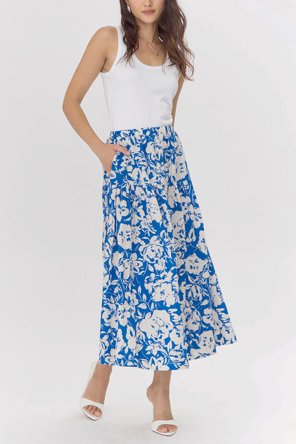 Kelda Drop Waist Maxi Skirt