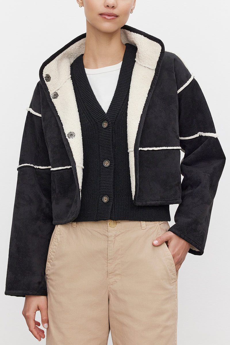 Kelly Lux Sherpa Reversible Jacket