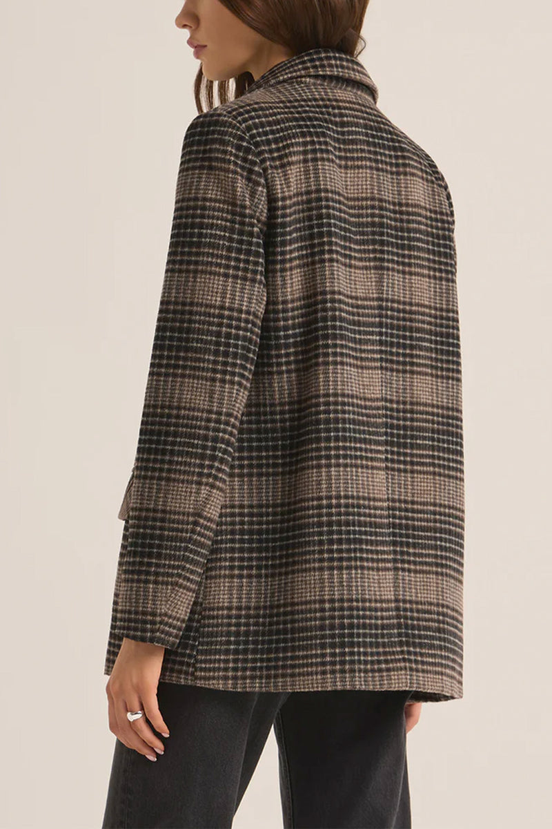 Kingston Relaxed Plaid Blazer