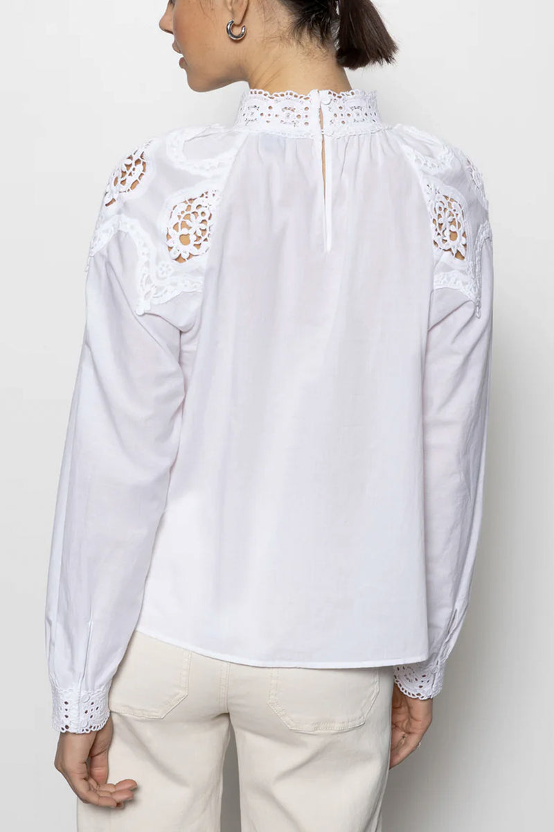 Lace Popover Blouse