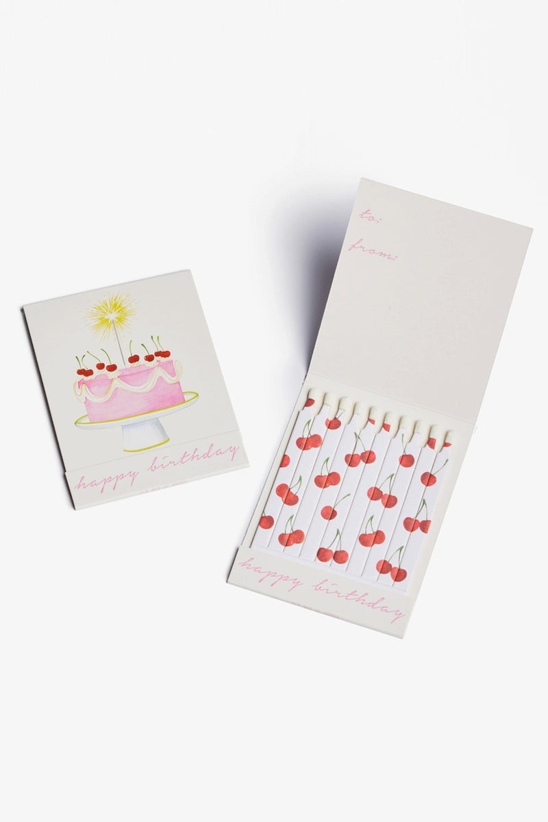 Cake Happy Birthday Match Card