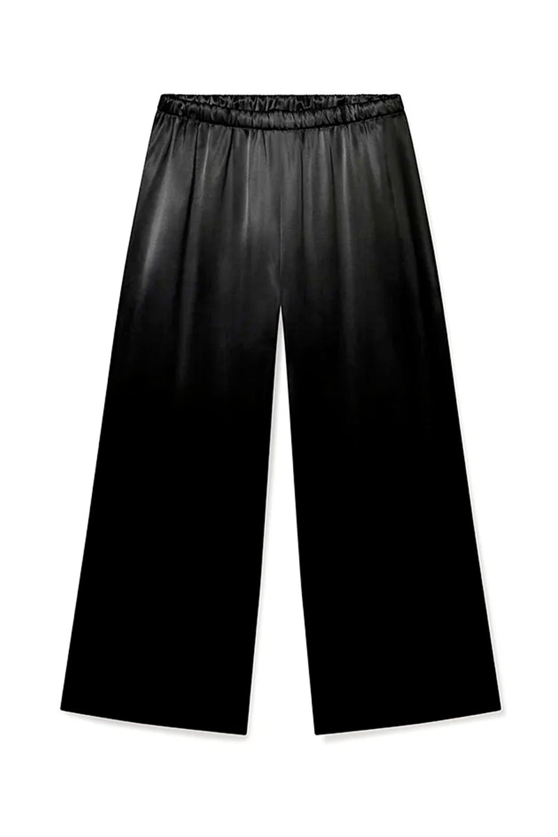 Mya Crop Satin Palazzo Pant