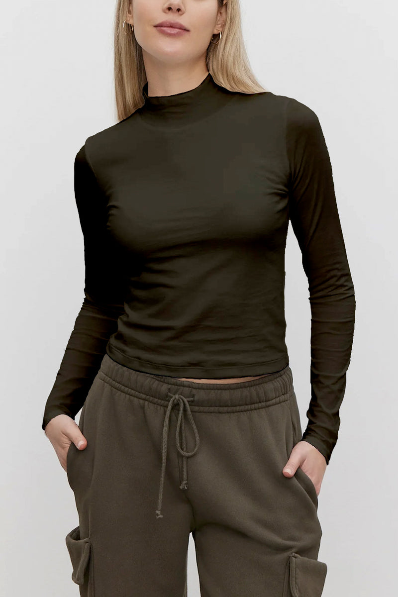 Nadene Mock Neck Top