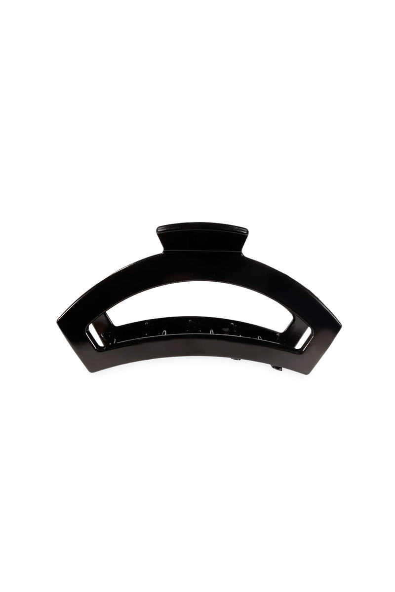 Open Jet Black Hair Clip - 4 sizes