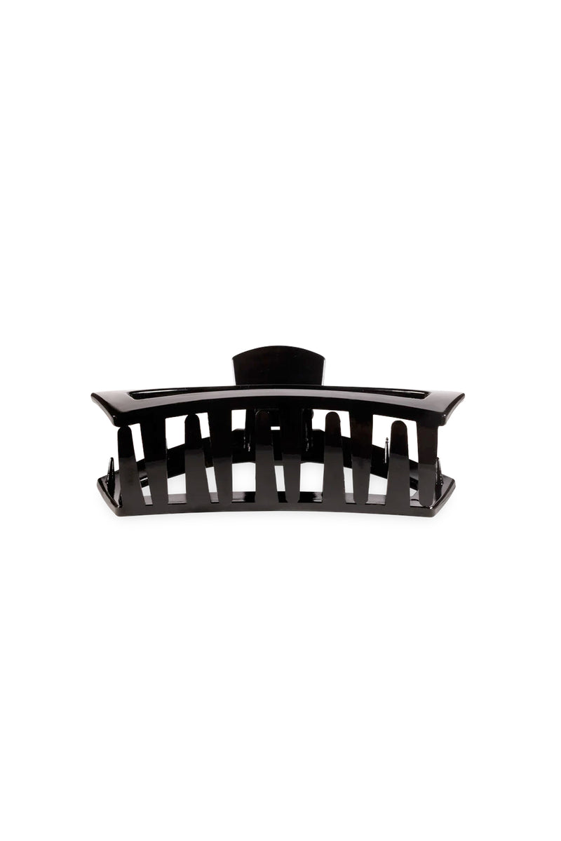 Open Jet Black Hair Clip - 4 sizes