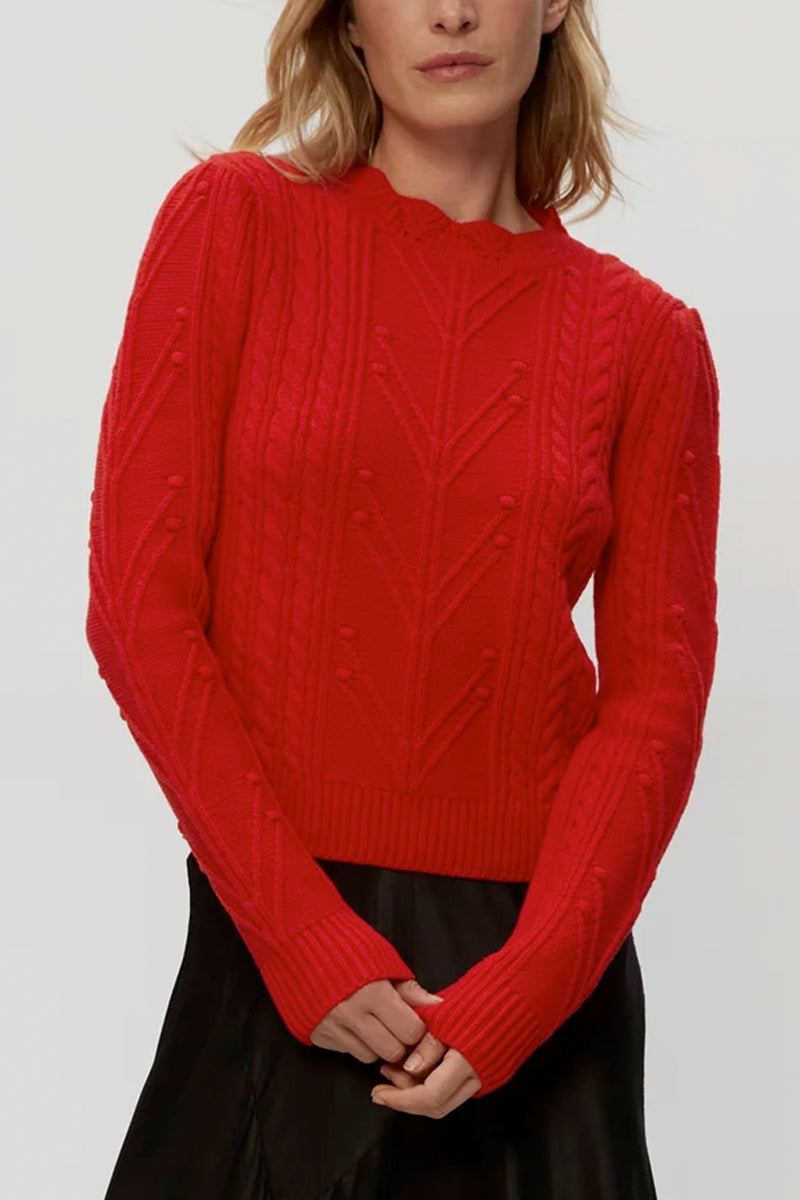 Pia Cable Knit Sweater