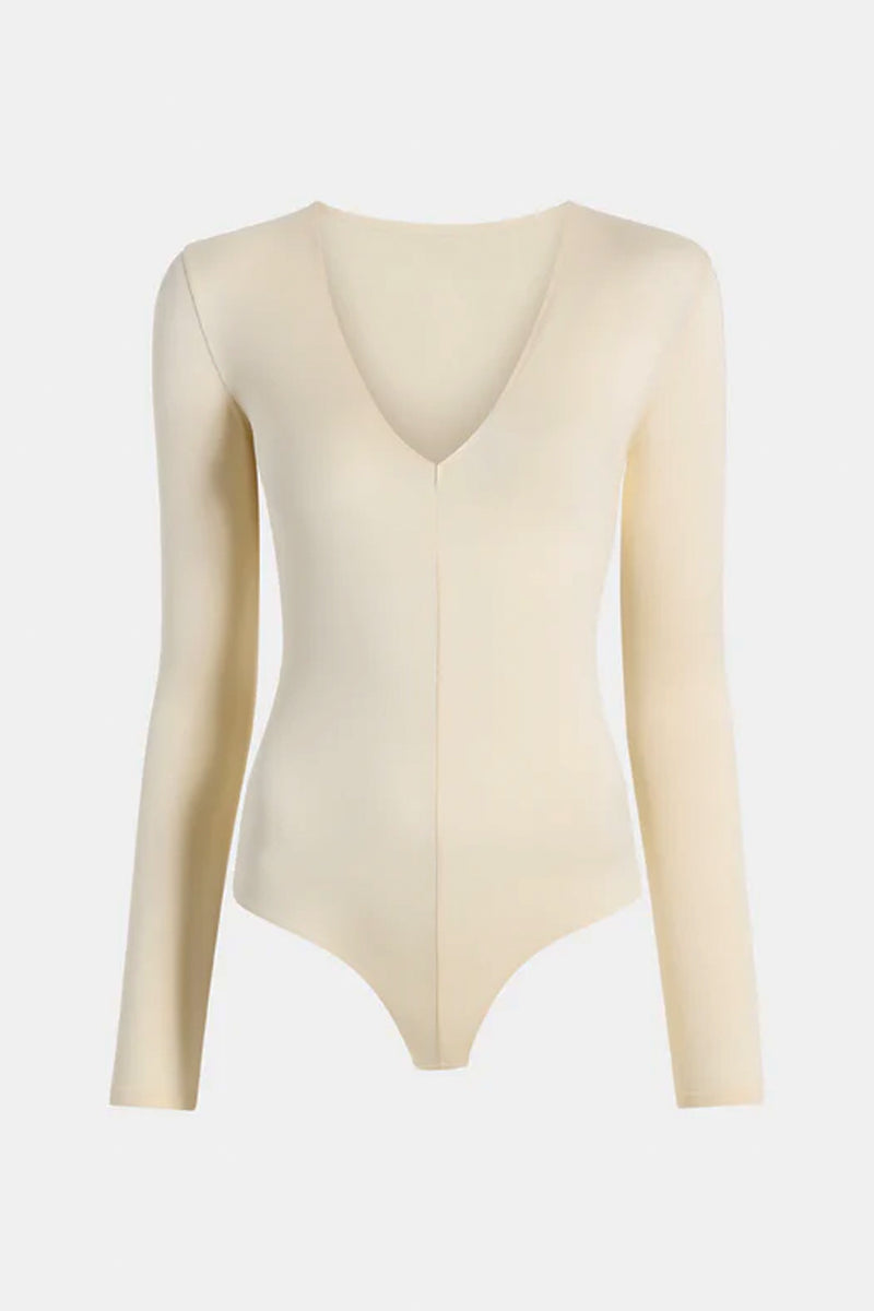 Prima Ballet Deep V Bodysuit