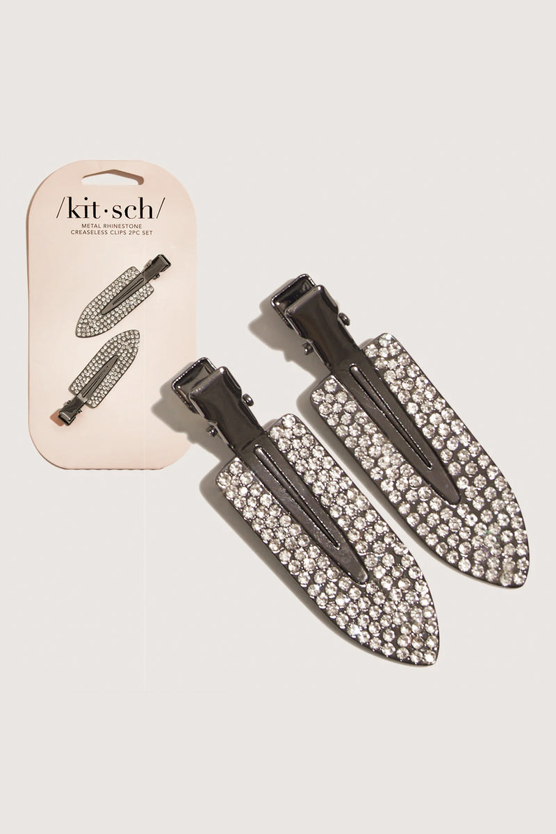 Metal Rhinestone Creaseless Clips