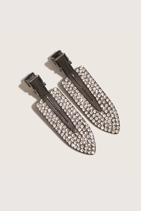 Metal Rhinestone Creaseless Clips