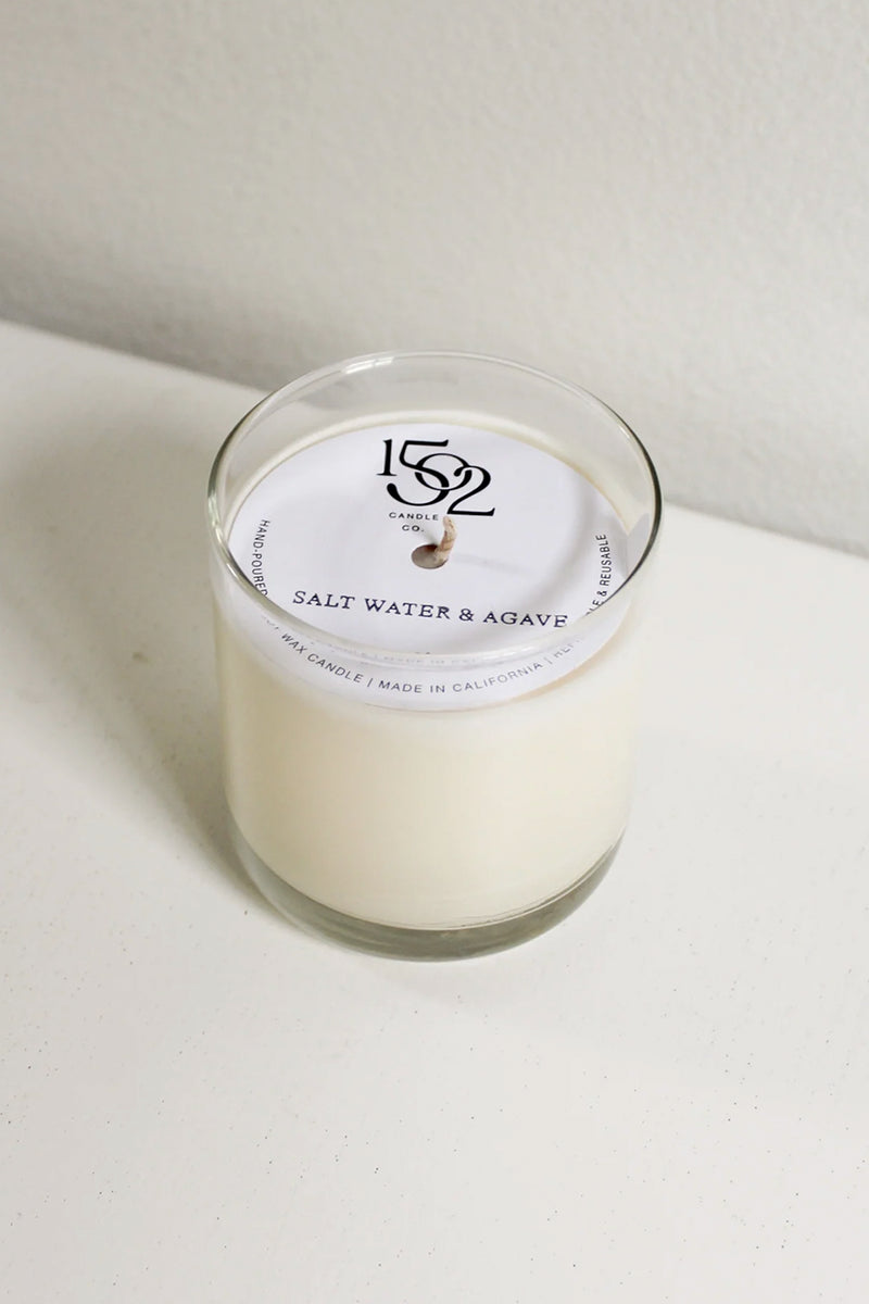 Salt Water & Agave Tumbler Soy Wax Candle