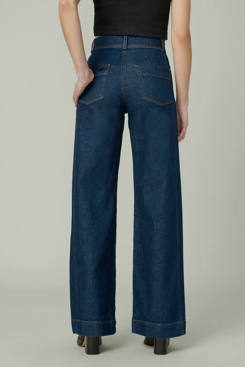 The Seamed Denim Trouser