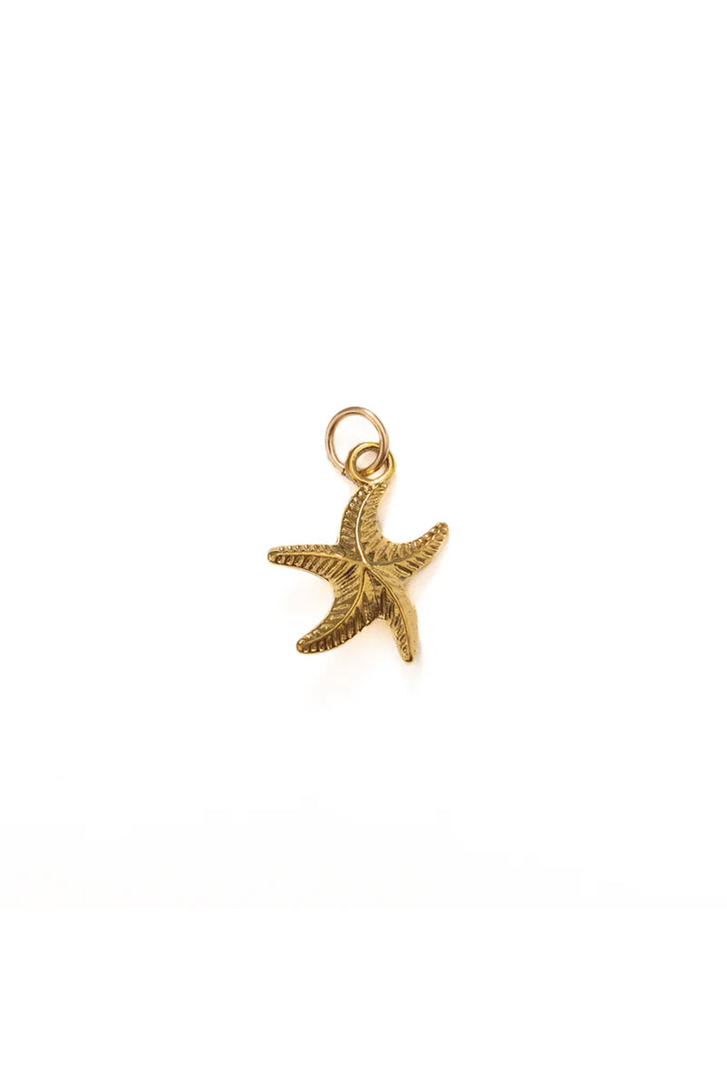 Gold Starfish Charm