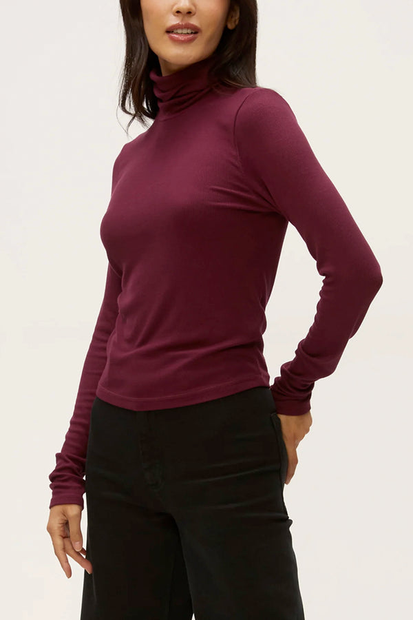 Tara Crop Turtleneck