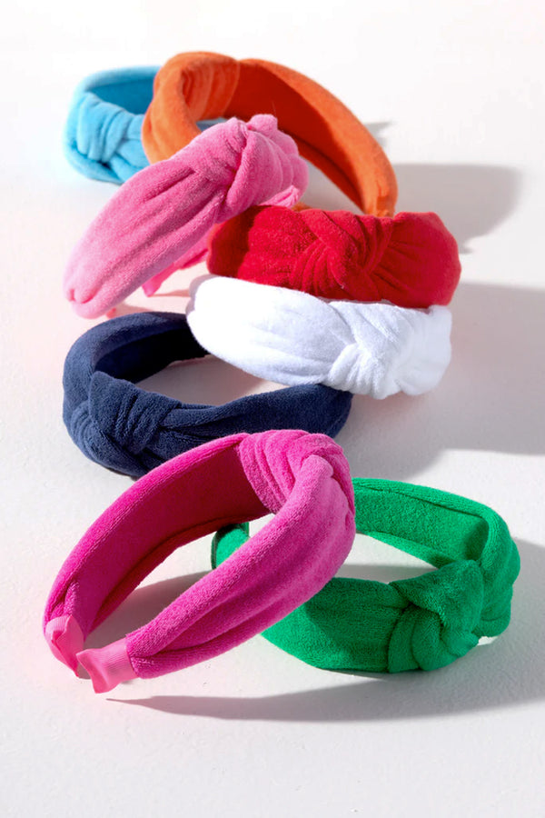 Terry Knotted Headband - Assorted Colors