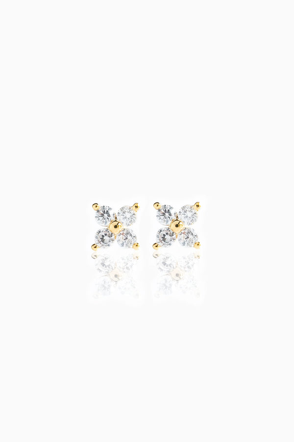 Teeny Tiny Clear Cluster Studs